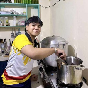 Ven serves as a cook for iBIKE